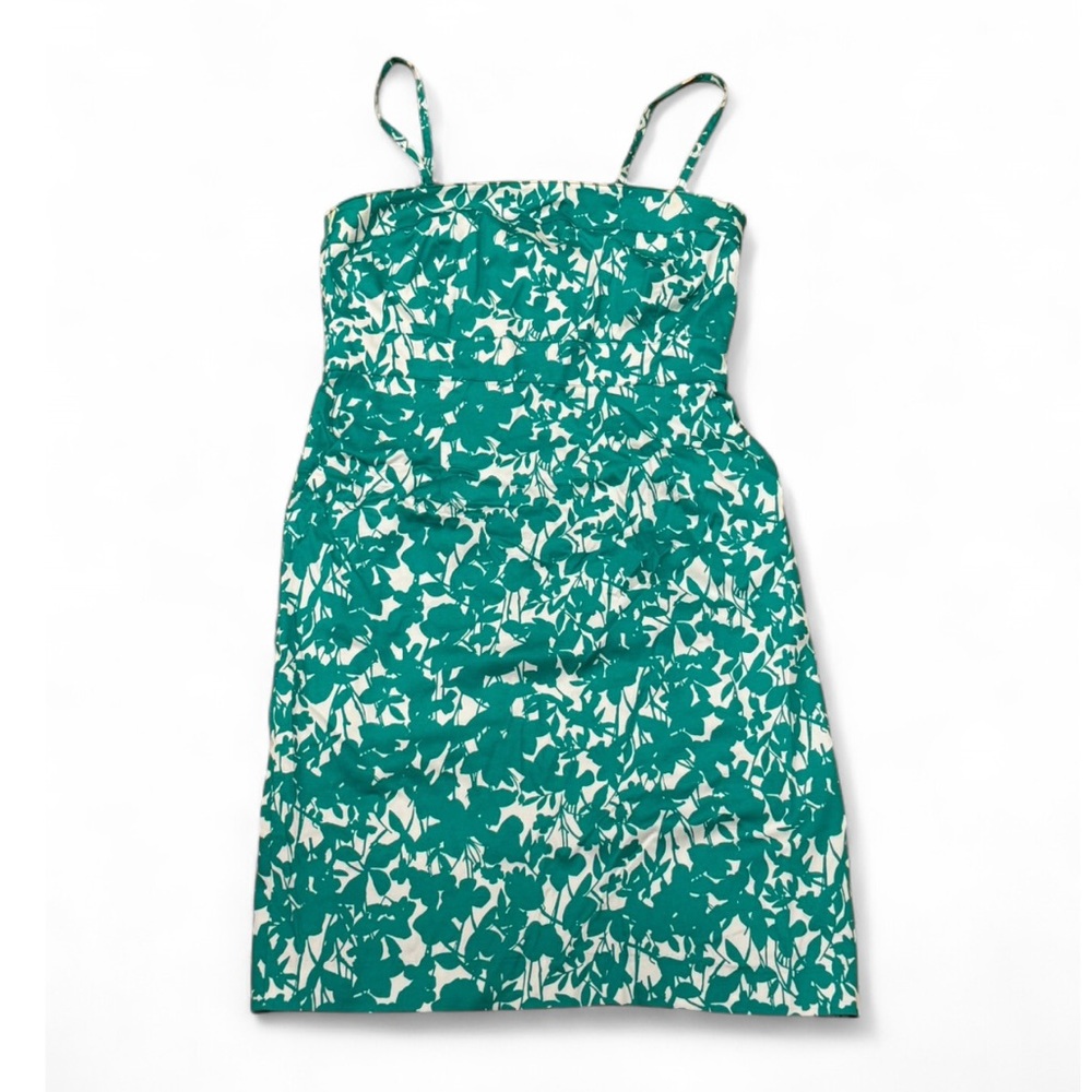 New York & Co - Green Sleeveless Spaghetti Strap Mini Sundress